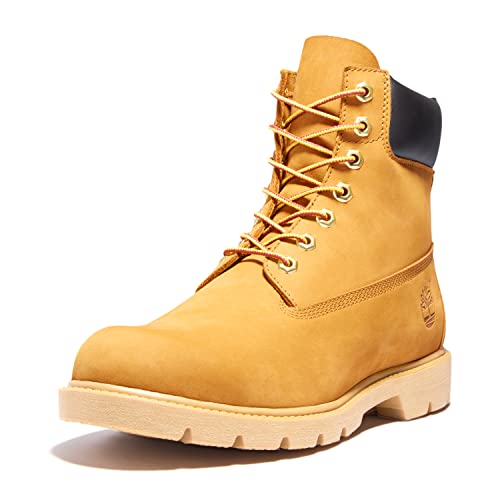 Timberland Men's 6 inch Premium Waterproof Boot Fashion, Wheat Nubuck,...