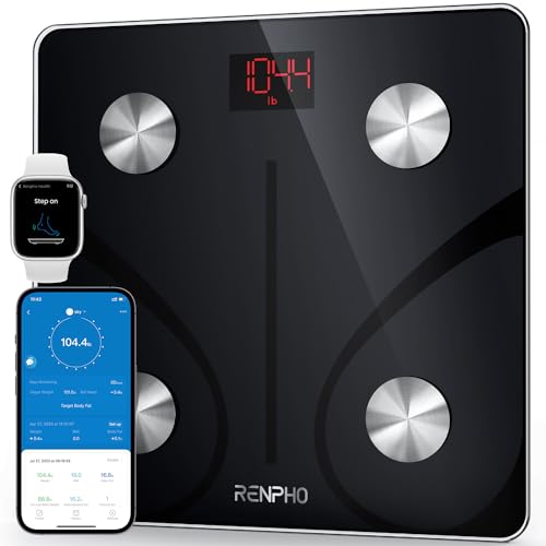 RENPHO Smart Scale for Body Weight, FSA HSA Eligible, Digital Bathroom...