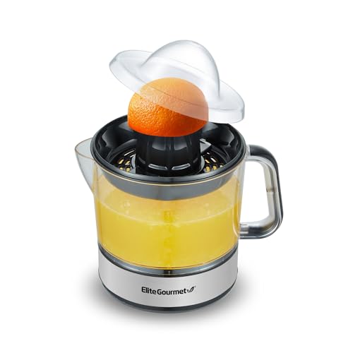 Elite Gourmet ETS623 BPA-Free Electric Citrus Juicer, Compact, Large...