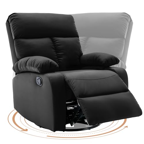 hzlagm Swivel Rocker Recliner, Small Rocking Recliners for Small...