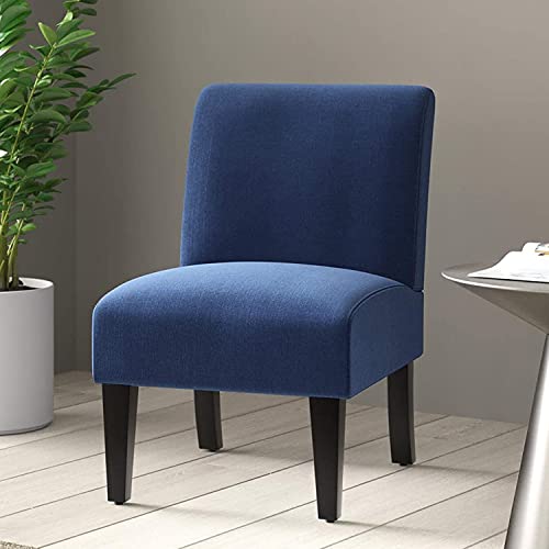 BELLEZE Accent Chair Modern Upholstered Living Room Chair with Curved...