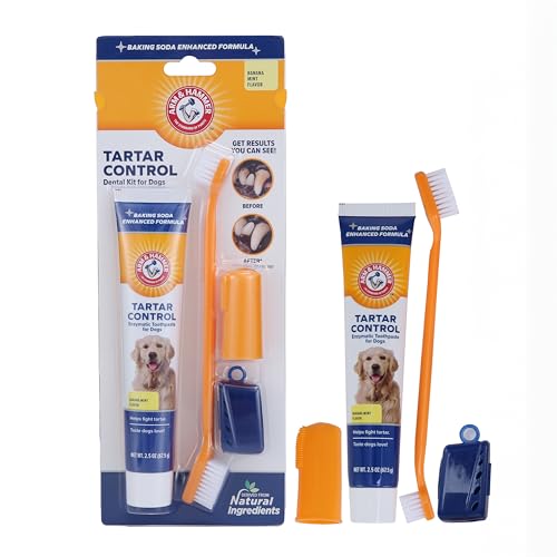Arm & Hammer for Pets Tartar Control Kit for Dogs | Contains...
