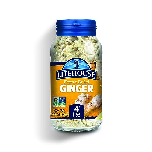 Litehouse Freeze Dried Ginger - Substitute for Fresh Ginger, Frozen...