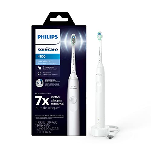 Philips Sonicare 4100 Power Toothbrush, Rechargeable Electric...