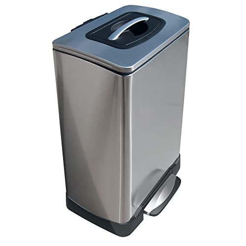Household Essentials Trash Krusher Manual Trash Compactor, 40 L,...