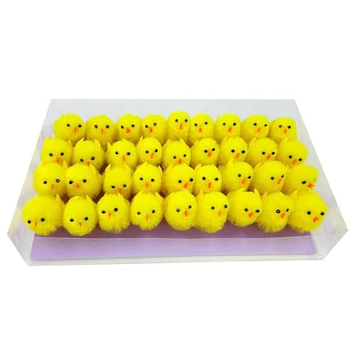 DearSun Pack of 36pcs, 1.35 inches High Mini Chicks Small Easter...