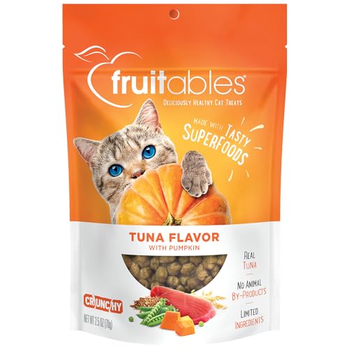 Fruitables Crunchy Treats For Cats – Healthy Low Calorie Treats...