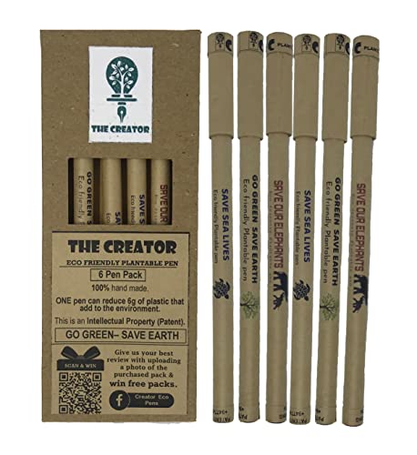 THE CREATOR The CREATOR - PLANTABLE Pens One pen reduces 6g of plastic...
