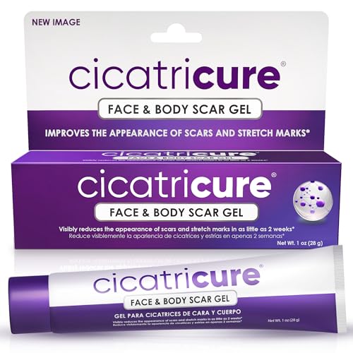 Cicatricure Face & Body Advanced Scar Gel, Scar Treatment for Old &...