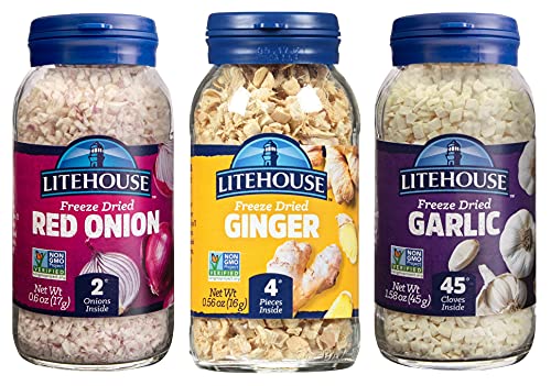 Litehouse Freeze Dried Herbs, Flavors of Asia (Garlic, Red Onion,...