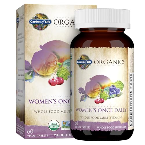 Garden of Life Organics Multivitamin for Women - Women's Once Daily...