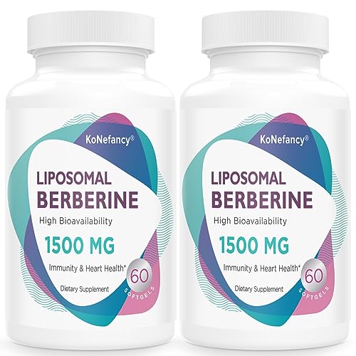 Liposomal Berberine Supplement 1500mg - High Bioavailability Berberine...