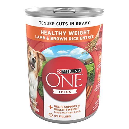 Purina ONE Plus Tender Cuts in Gravy Healthy Weight Lamb and Brown...