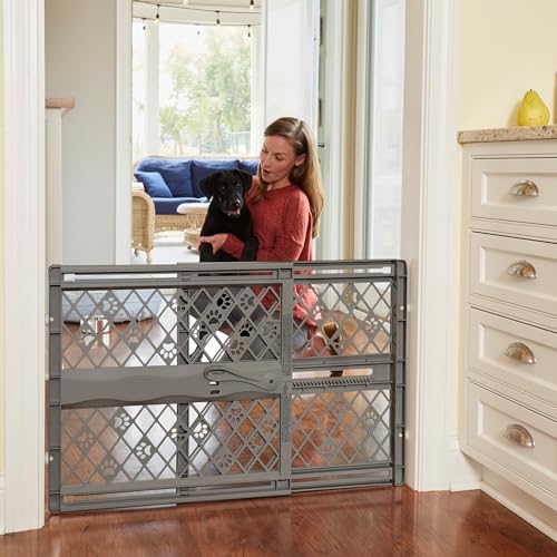 MYPET North States Paws Portable Pet Gate: 26-40' Wide. Pressure...