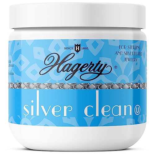 Hagerty Silver Cleaner and Tarnish Remover for Silver Jewelry, Dipping...