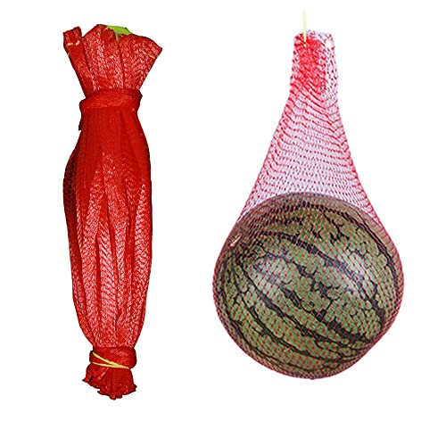 Plzoslly 100 Pieces Melon Hammocks Melon Nets Bags, Reusable...