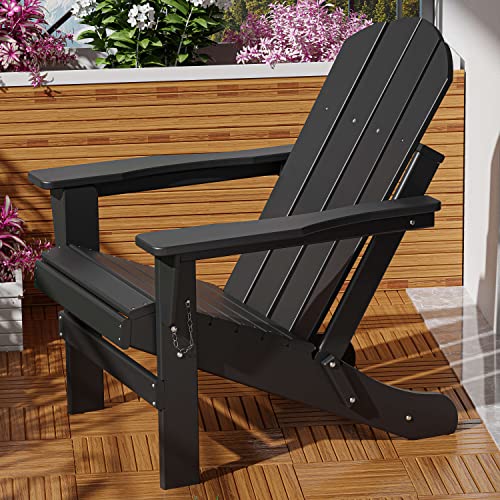 WUTUTUEE Adirondack Chair Weather Resistant Folding Outdoor Patio...