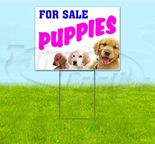 Puppies for Sale (18' X 24') Yard Sign, Quantity Discounts,...