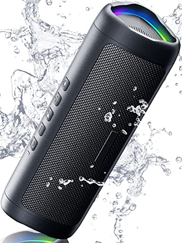 Bluetooth Speaker with HD Sound, Portable Wireless, IPX5 Waterproof,...