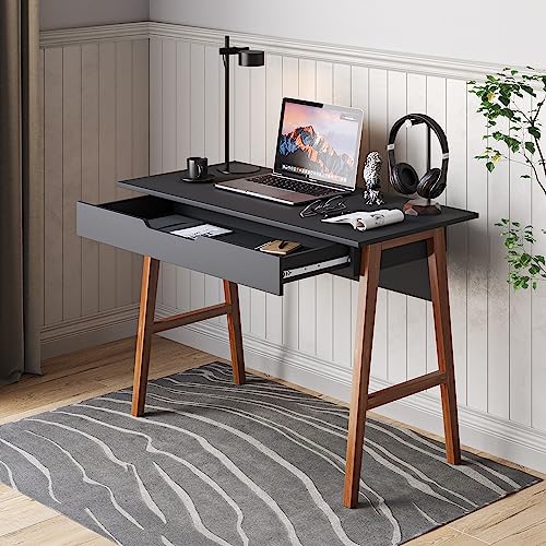 PARMA 42 Inch Modern Desk - Home & Office Small Computer Desk with...