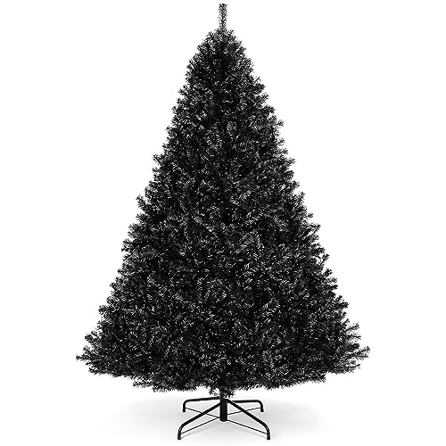 Best Choice Products 6ft Artificial Full Black Christmas Tree Seasonal...