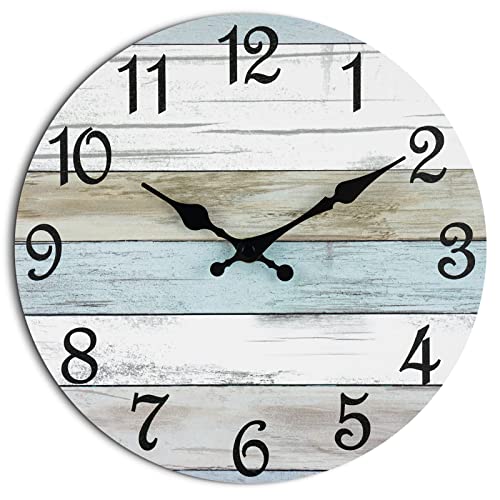 CHYLIN Wall Clock Silent Non Ticking Wall Clocks Battery Operated,...