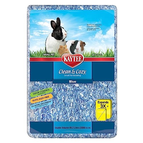 Kaytee Clean & Cozy Blue Bedding For Guinea Pigs, Rabbits, Hamsters,...