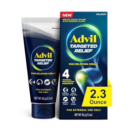 Advil Targeted Relief Pain Relieving Cream, Up to 8 Hours of Powerful...