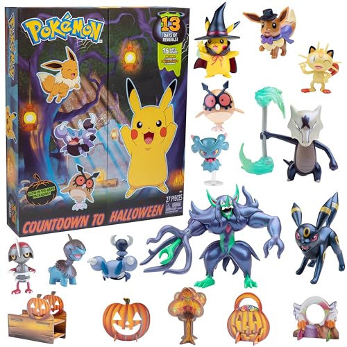 Pokémon NEW 2024 Halloween Countdown Advent Calendar for Kids, 16...