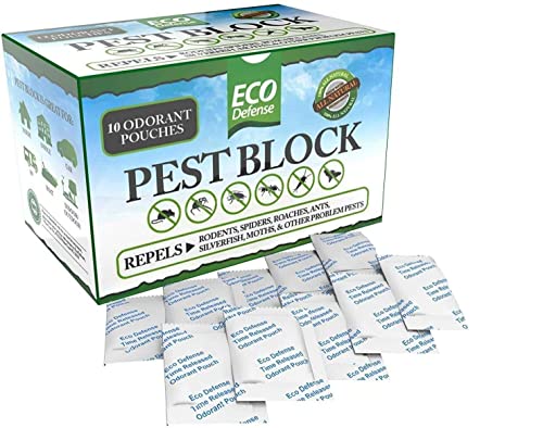 Eco Defense Pest Control Pouches - All Natural - Repels Rodents,...