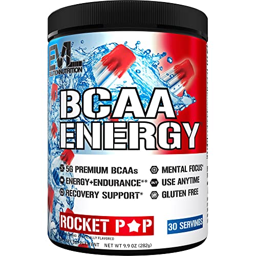 EVL BCAAs Amino Acids Powder - BCAA Energy Pre Workout Powder for...