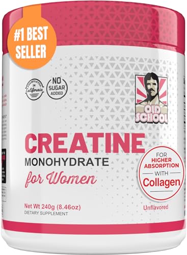 5g Creatine Monohydrate Powder for Women Booty Gain +2000mg Collagen...
