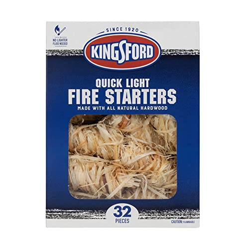Kingsford Quick Light Fire Starters | Wooden Fire Starters Made with...