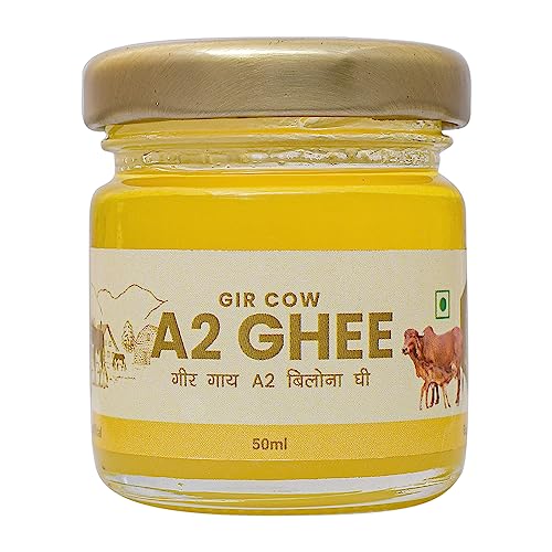 Shiva Organic Desi Gir Cow A2 Ghee | Bilona Method | Organic Grass-Fed...