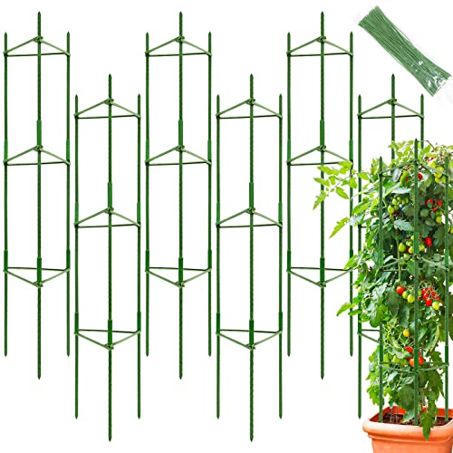 Legigo 6-Pack Tomato Cage for Garden Plant Support- Up to 48inch...