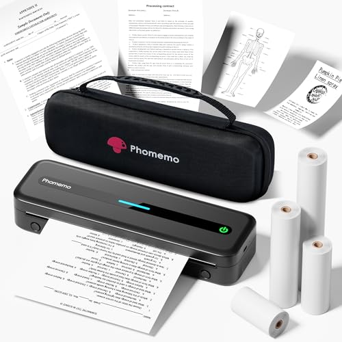Phomemo Portable Printer,[Upgrade]M832 Inkless Printer,Bluetooth...