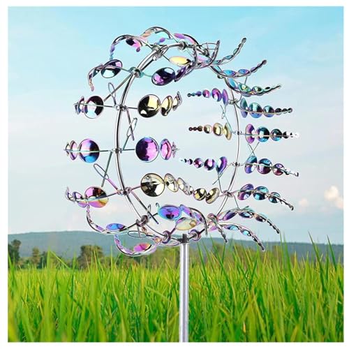EVANEM Unique and Magical Metal Windmill, Windmill Decore, Kinetic...