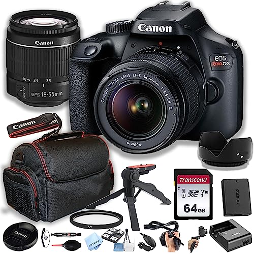 Canon EOS Rebel T100 (EOS 4000D) DSLR Camera w/EF-S 18-55mm F/3.5-5.6...
