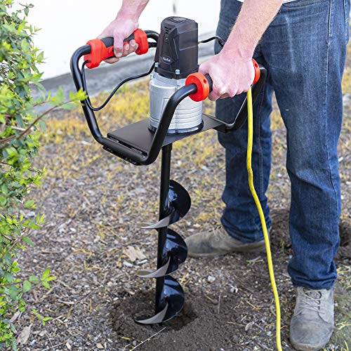 XtremepowerUS 1500W Post Hole Digger Earth Auger Hole Digger Electric...