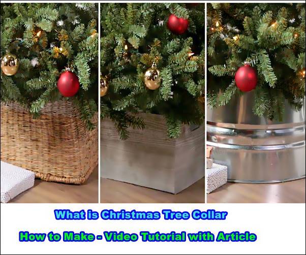 What is Christmas Tree Collar How to Make Better Homes And Gardens