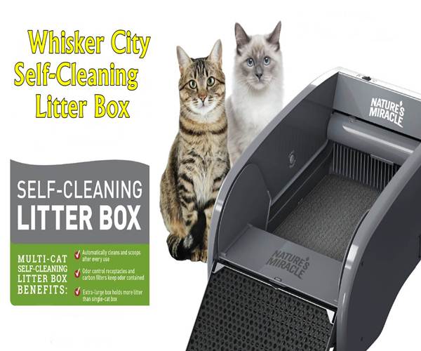 Whisker City Self-Cleaning Litter Box