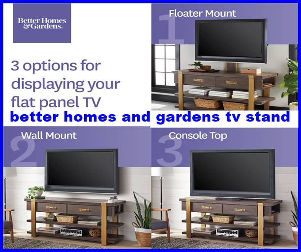 better homes and gardens tv stand