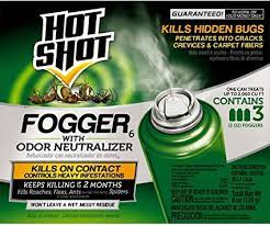 Amazon.com : Hot Shot Indoor Fogger With Odor Neutralizer, 2-Ounce, 3 count : Home Pest Control Foggers : Garden & Outdoor