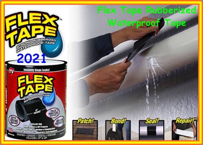 Flex Tape Rubberized Waterproof Tape, 4" x 5 2023