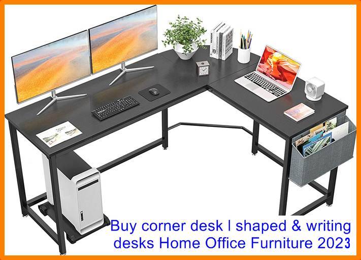 Buy corner desk l shaped & writing desks Home Office Furniture 2023