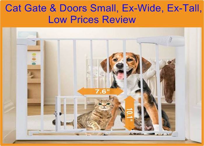 Cat Gate & Doors Small, Ex-Wide, Ex-Tall, Low Prices Review 2023
