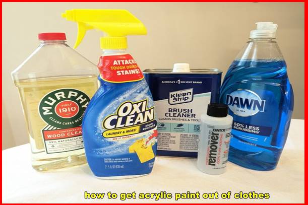 How to Remove Dried acrylic paint from clothes without rubbing alcoho